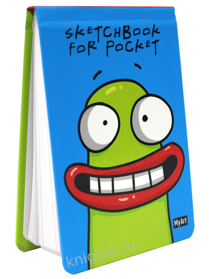 Mon Art. Carnet de croquis pour poche. Улыбайся!