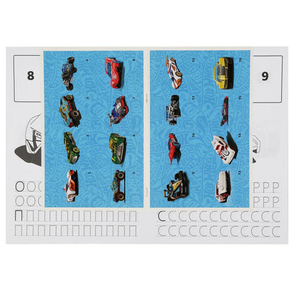 "УМКА". УЧИМ АЛФАВИТ. ХОТ ВИЛЗ (НАКЛЕЙ И РАСКРАСЬ А4 С ФОЛЬГОЙ) ФОРМАТ 214Х290ММ. 16 СТР. в кор.50шт