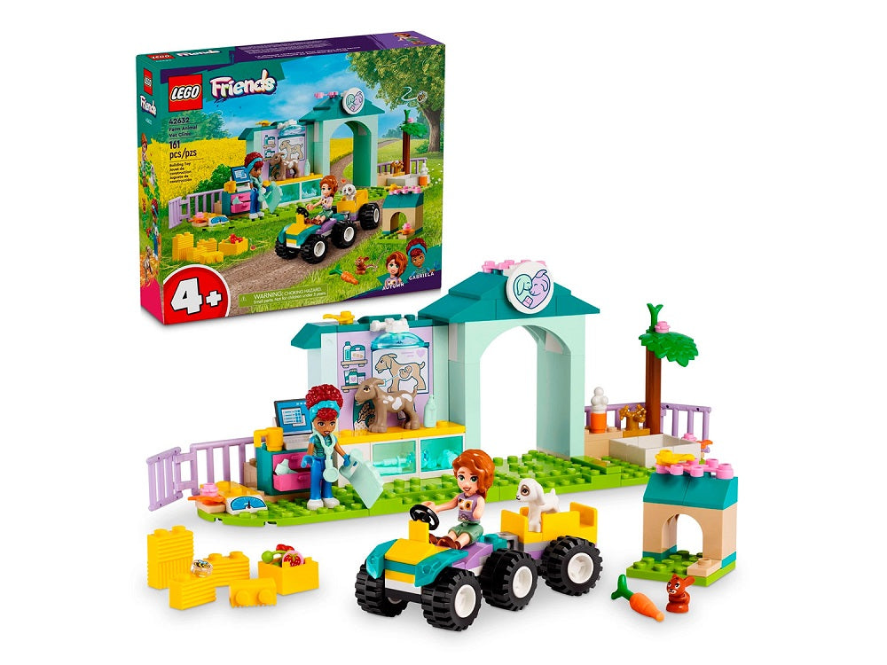 LEGO. Конструктор 42632 "Friends Ветеринарная клиника для сельскохозяйственных животных"