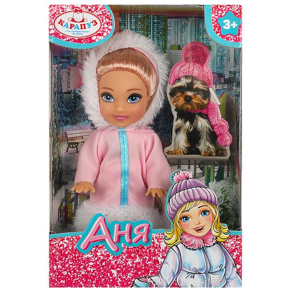 Кукла Анечка 12см, акс., кор КАРАПУЗ в кор.120шт