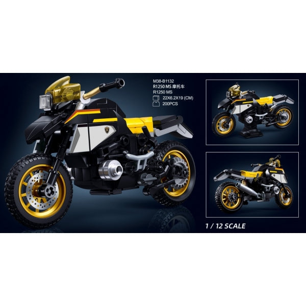 Constructeur en plastique. Motocyclette 200 jours. en Russie. cor. dans le cor.36шт