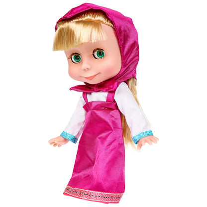 Kukle Masha et Medved Masha 25 cm, juste, plat dans le jardin, cor.