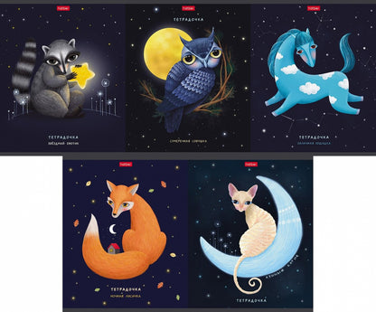 Тетрадь 48л,Звездные мечтатели,5вид,48Т5вмВ1