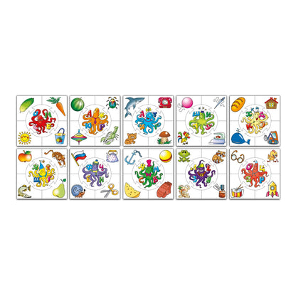 АЛФАВИТ. НАСТОЛЬНАЯ ИГРА СЕРИИ "УЧИСЬ, ИГРАЯ!" (М/Г) 00071 à уп.10шт