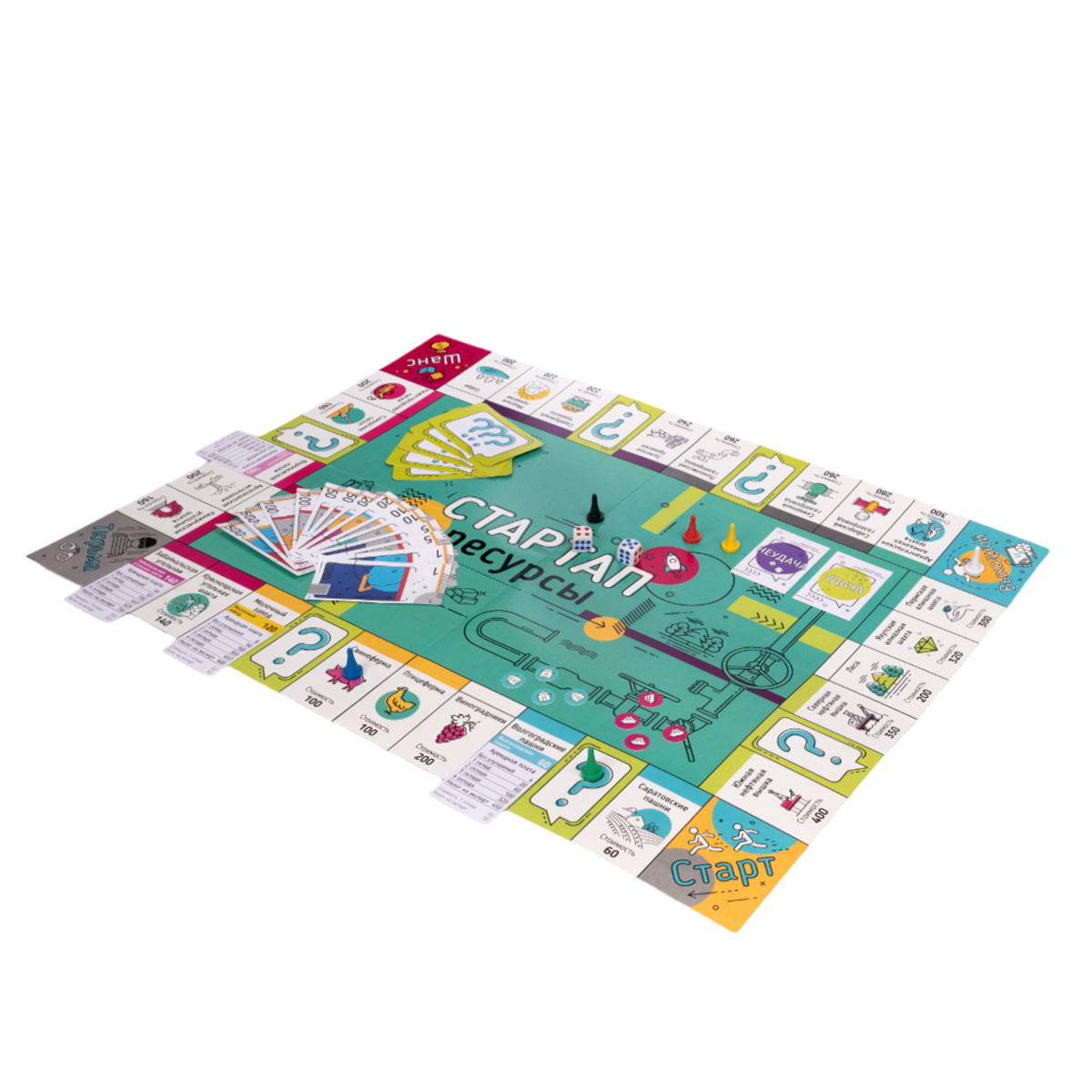 Le jeu économique économique "Стартап" Ressources