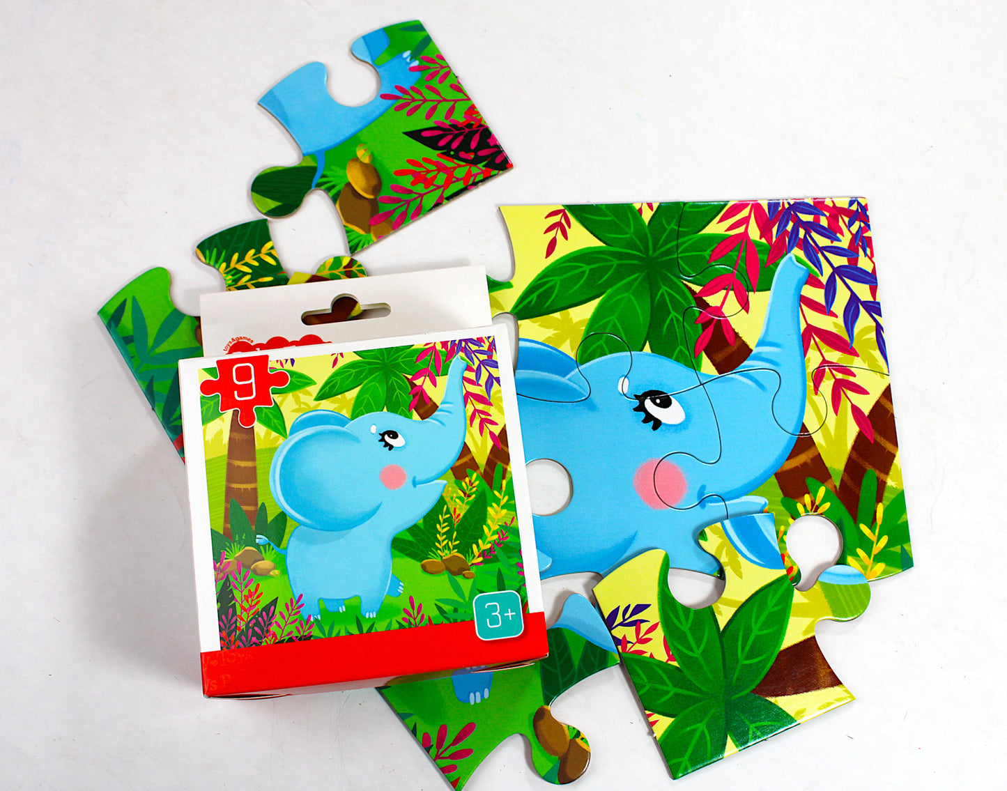 Пазл First Puzzle "Слоненок" (9 эл) Baby Toys