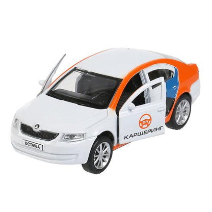 Machine en métal "skoda octavia karshering" 12 cm, ouverte, inerte., bel dans le cor. Parc technologique en cor2*36шт
