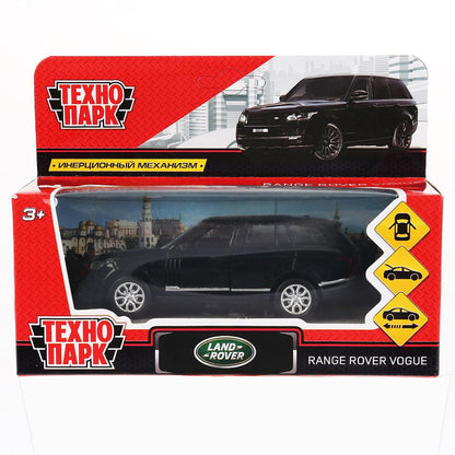 Машина металл "RANGE ROVER VOGUE" 12см, открыв. двери, инерц, ЧЕРНЫЙ, в кор. Технопарк в кор.2*36шт