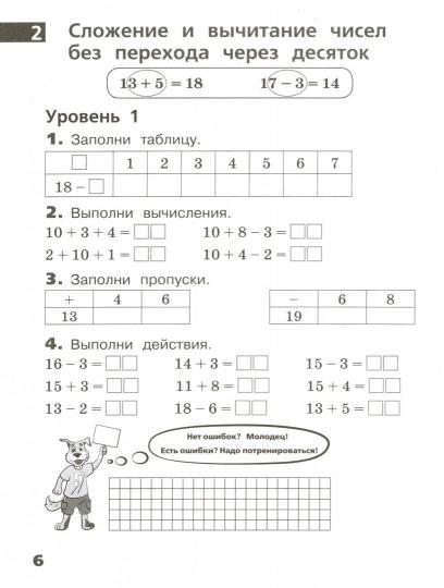Nikiforova. Mathématique. 1-2 cl. Horaires et séjours avant le 20./Тренажер младшего школьника