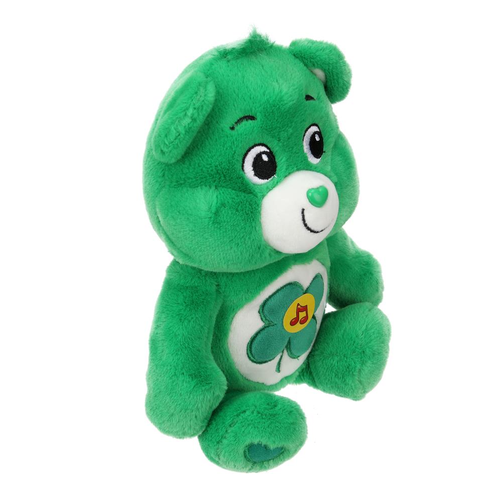 Игрушка мягкая мишка зеленый 20см, озвуч. Добрые игрушки в кор.24шт