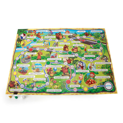 Настольная игра-ходилка Азбука мультяшек. Союзмультфильм. в кор. Умные игры в кор.20шт