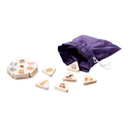 Игра деревянная 3D Мемори "Зверюшки"