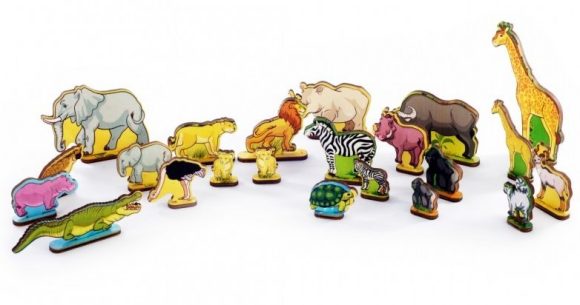 3D Развивающая доска "Водопой на Лимпопо" (Afrique, 47 jours) 37х1х31 art.7990 /25