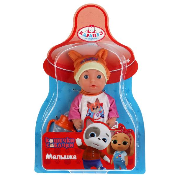 La fonction PUPS du COTON - 15 cm, il y a un pistolet, une bouteille, dans un blister CA de 72 pouces