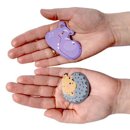 Игра магнитная "Всякая всячина. Зоопарк" (6 зверей). Серия Магнитные истории (европодвес, 6 х10шт) а