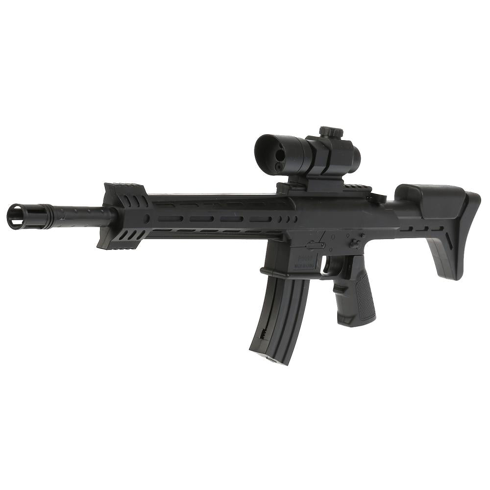 Автомат (п) с лазер. прицелом, с пульками 3099B в пак. в кор.2*30шт