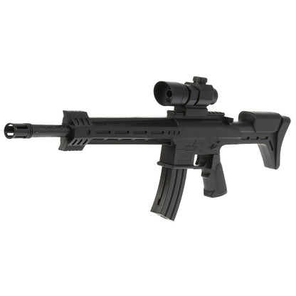 Автомат (п) с лазер. прицелом, с пульками 3099B в пак. в кор.2*30шт