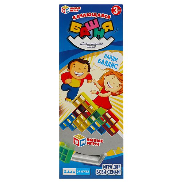 Настольная игра качающаяся башня, кор.23*8*8см Умные игры в кор.72шт