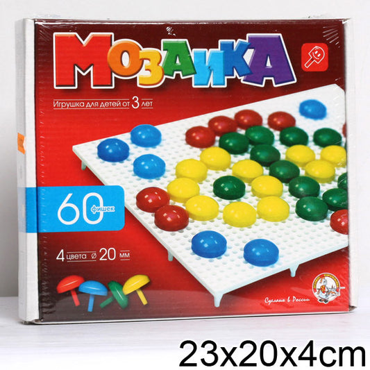 Мозаика d 20/4цв/60шт/1 поле (арт.00978)