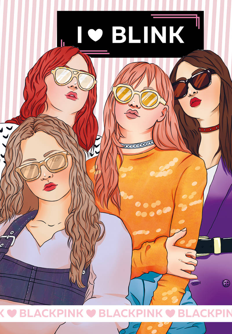 Obligation pour le passeport. J'adore BLACKPINK
