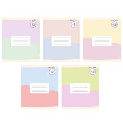 Тетрадь Моя тетрадь, 12 листов, крупная клетка, в ассортименте