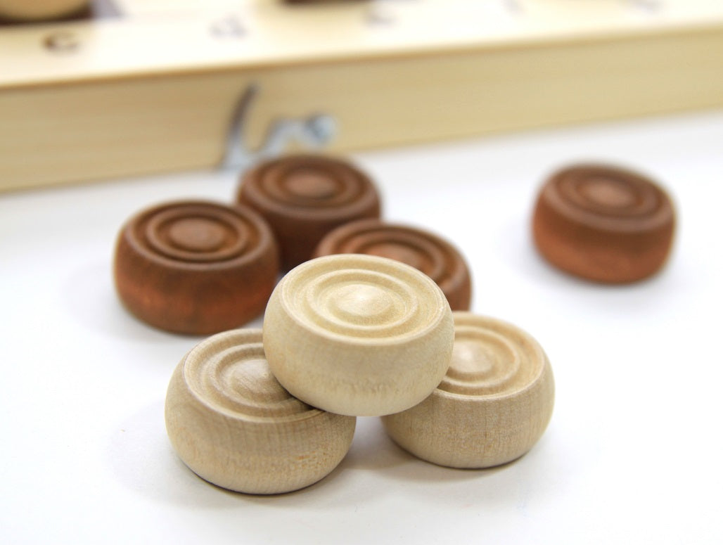 ДК.Игра настольная "Шашки" деревянные (поле 29см х 29см) арт.02841* /10