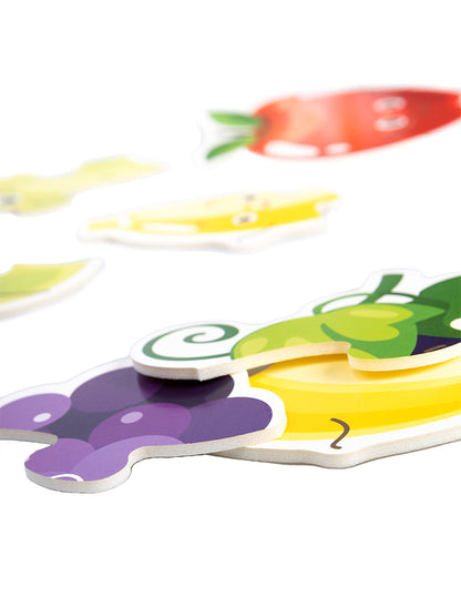 Пазлы контуры "Фрукты" 6 figurines Jouets pour bébé (мягкие)