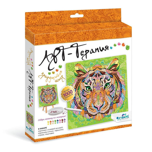Набор для тв-ва Алмазные узоры Арт-терапия Крадущийся тигр