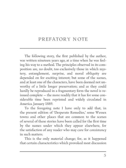 Desperate Remedies = Отчаянные средства: кн. на англ.яз