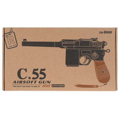 Pistolet (п) métal., chargeur simple, avec pistolets C55 en cor. dans le cor.36шт