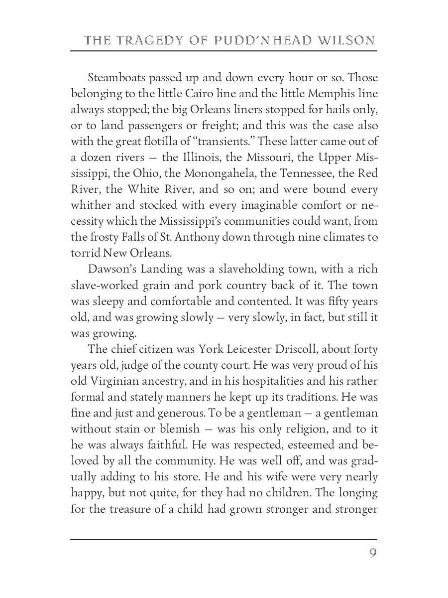 La tragédie de Pudd'nhead Wilson = Простофиля Вильсон: на англ.яз