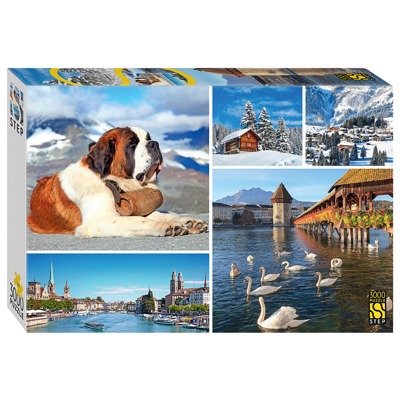 85024 Mosaïque "puzzle" 3000 "Швейцария"
