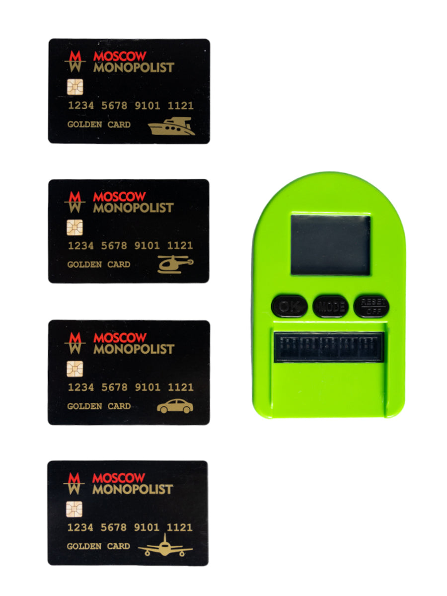 Le jeu économique "Monopoliste. Black Edition" avec le terminal pour la carte Tom Toyer