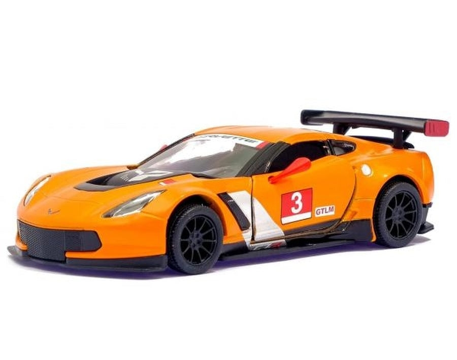 Kinsmart. Modèle art.КТ5397/4 "Corvette C7. R Race Car 2016" 1:36 (оранжевая) инерц.