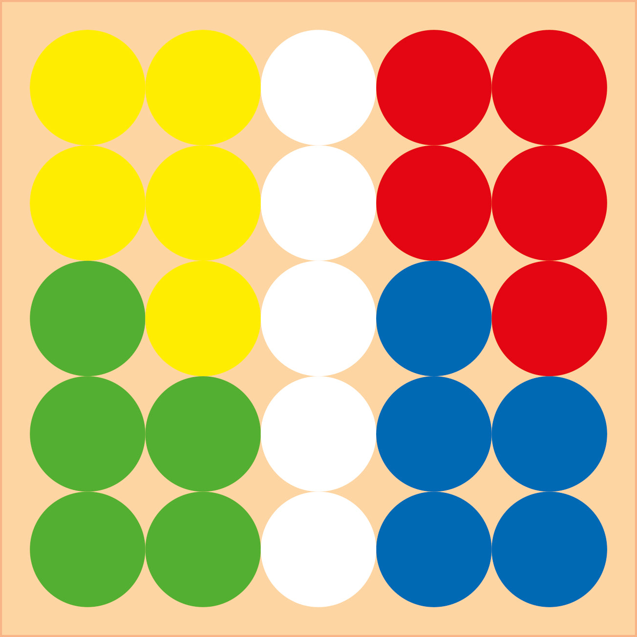 Mosaïque originale "Веселые столбики" 25 эл