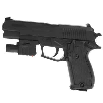 Пистолет (п) с лазер. прицелом, с пульками P220 в пак. в кор.2*120шт