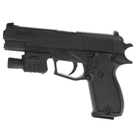 Пистолет (п) с лазер. прицелом, с пульками P220 в пак. в кор.2*120шт