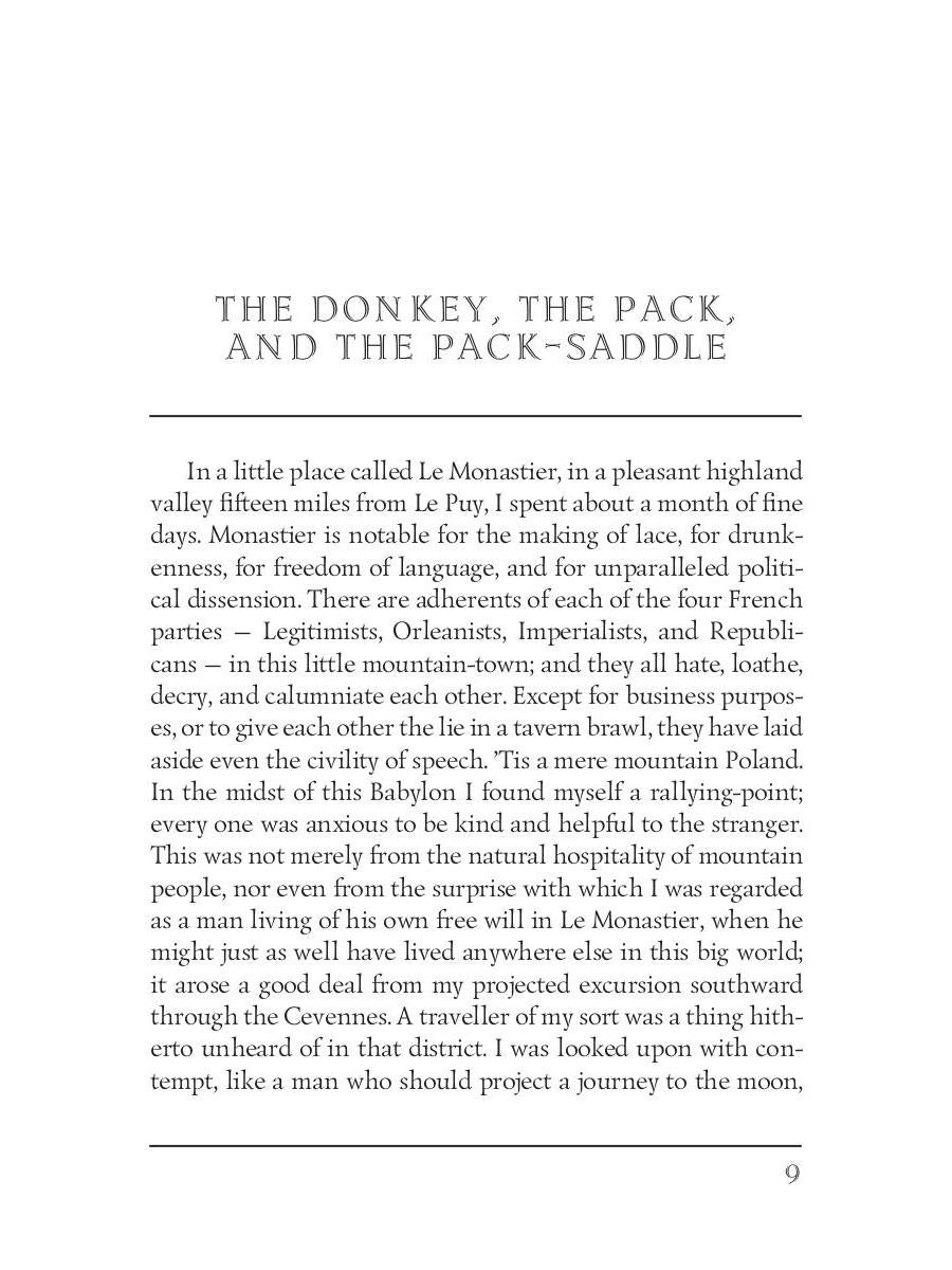 Travels with a Donkey in the Cevennes = Путешествия с ослом: на англ.яз