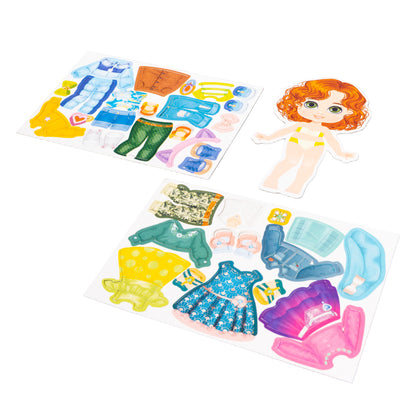 Игра магнитная "Одевашки. Анюта". Серия Магнитные истории (европодвес)