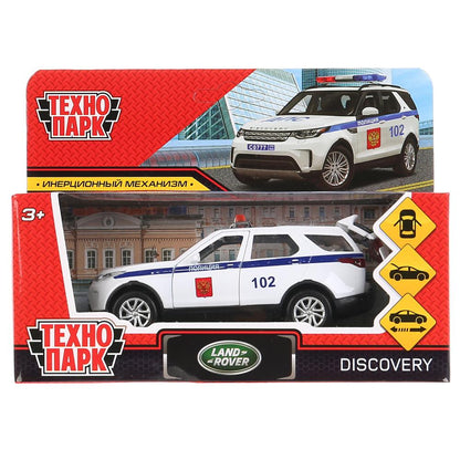 La machine en métal Land Rover Discovery est de 12 cm. double,icône,belle dans le cor. Technoparc dans le cor.2*36шт