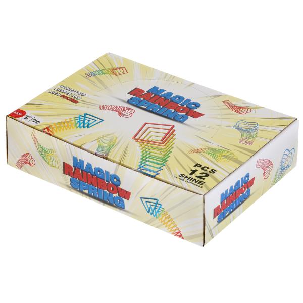 Пружинка-радуга светится в темноте, в ассорт. 75651G в пак. в дисплее уп-12шт в кор.12уп