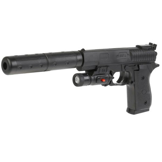 Пистолет (п) с фонариком, с пульками в пак. в кор.2*72шт