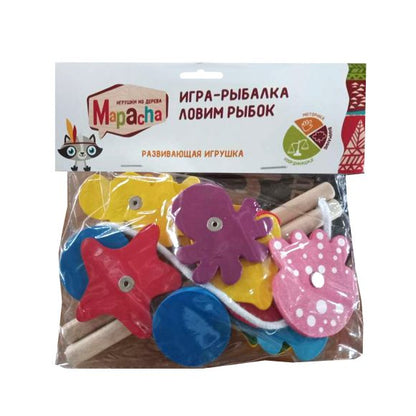 Le jeu vidéo est le jeu suivant "Рыбалка" ТМ "MAPACHA"