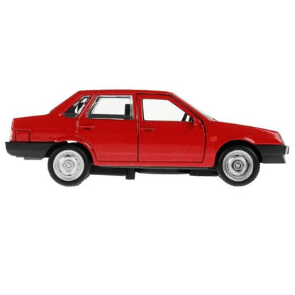 21099-12-RD336381 Machine métallique LADA-21099 "СПУТНИК" 12 cm, double, bagage, iner, rouge, cor. Technologie