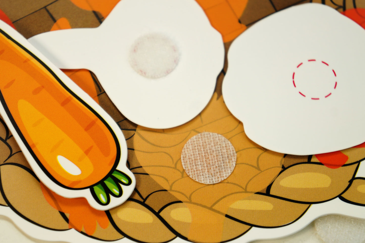 Пластик на липучках "Фрукты и овощи" 10KOR PLASTIC