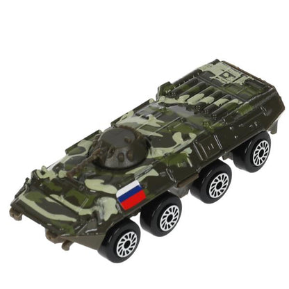 Машина металл Военная техника, 8,5см, подвиж. детали в кор. в дисплее Технопарк уп-36шт в кор.2*4уп