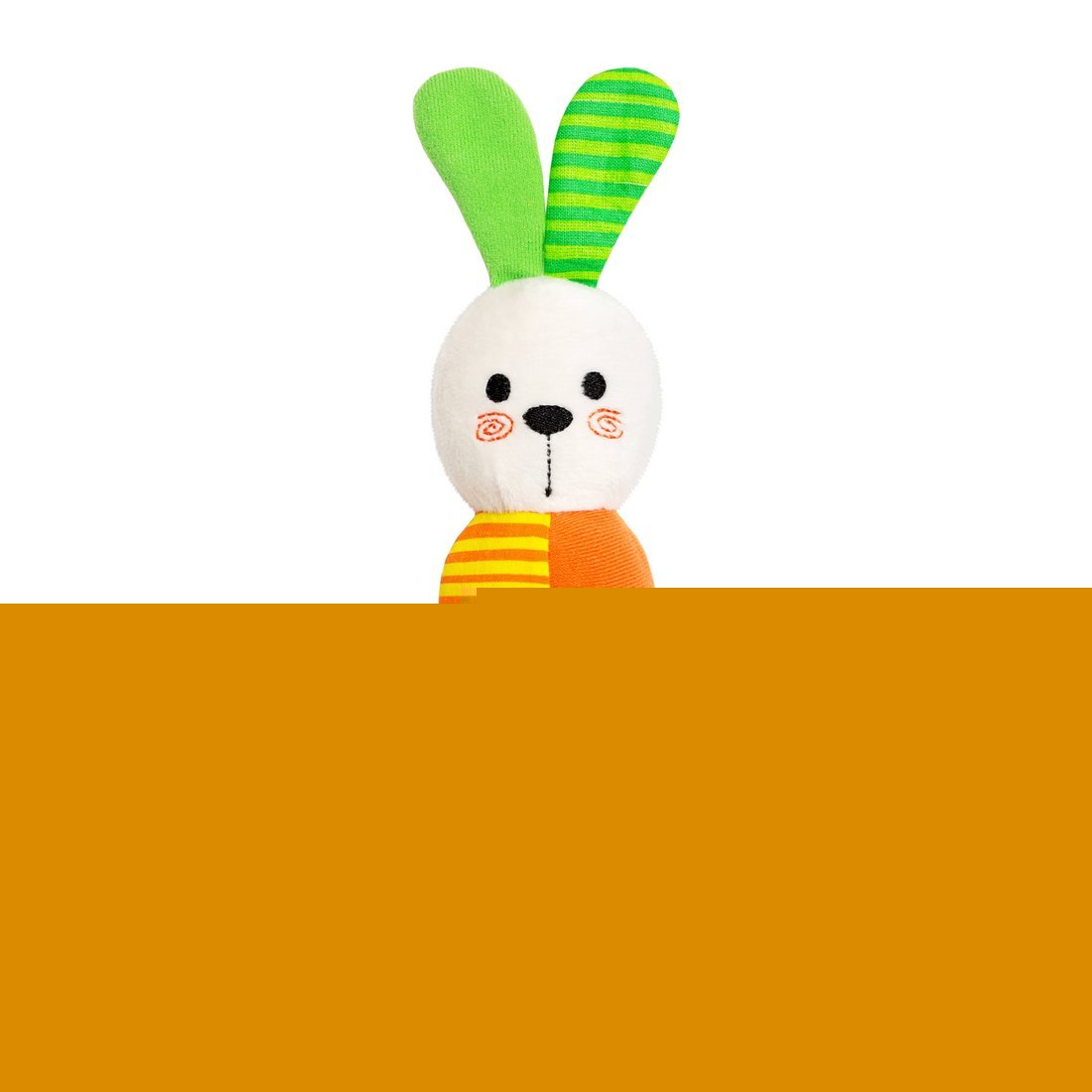 Мякиши арт.752 Игрушка-пищалка "Зайка Морковка"