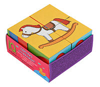 IQ кубики. 4 кубика в поддончике. Игрушки. 2+