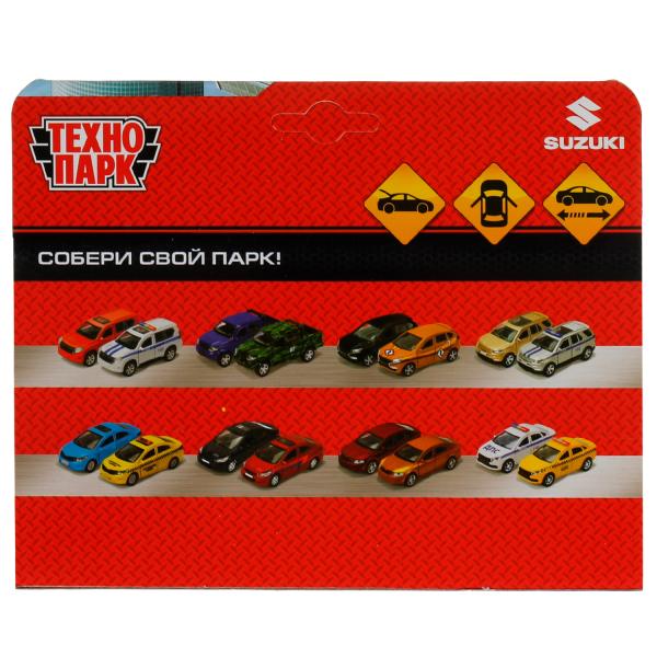 JIMNY-12FIL-GY335446 Machine en métal SUZUKI JIMNY 11,5 cm, douche, sac, acier, acier, cor. Технопарк в кор.