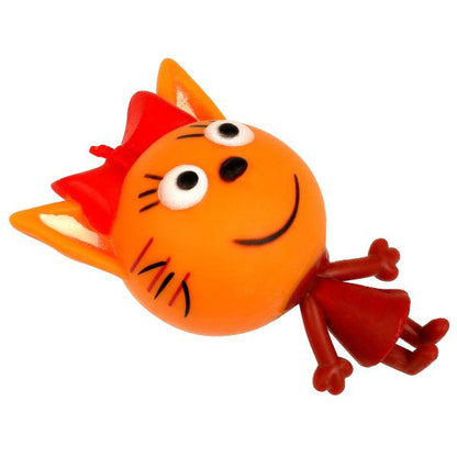 TG-211019-1-CAT1-FD (48) Тянучка Карамелька Три Кота мука, дисплей.28*16,5*9,3см Супер Жим уп-12шт в